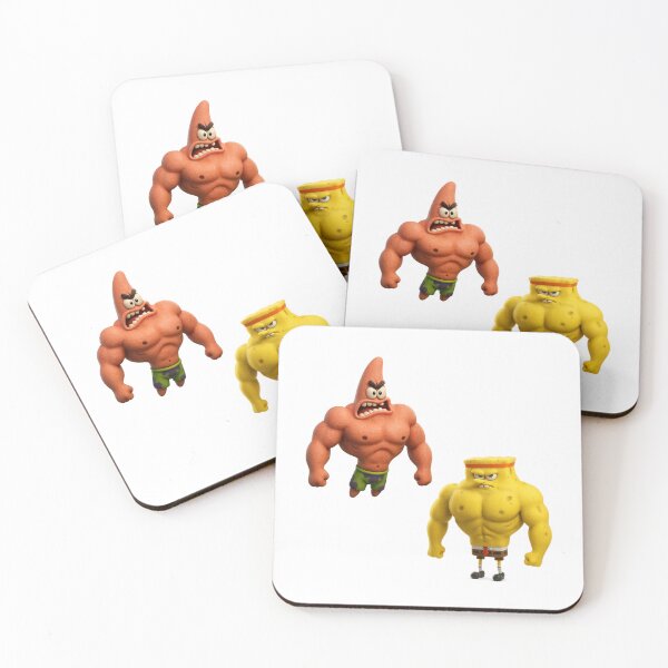 Item preview, SpongeBob vs Muscle Patrick Star  designed and sold by DibujandoPorfa.