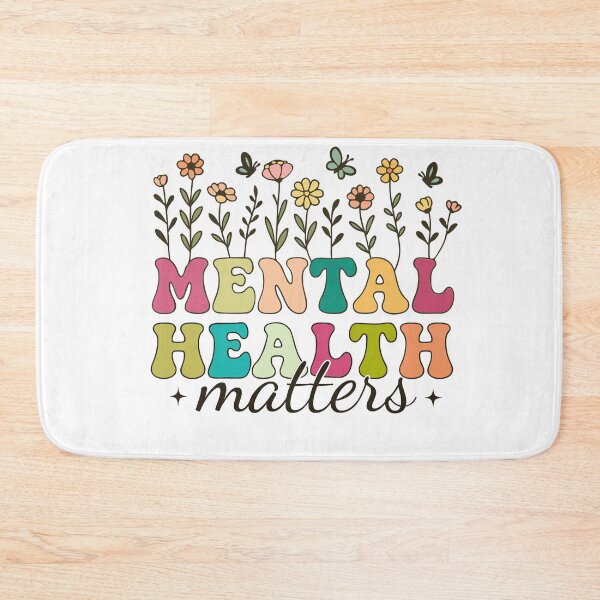 Item preview, Floral Mental Health Matters – Gentle Reminder designed and sold by artcultreone.
