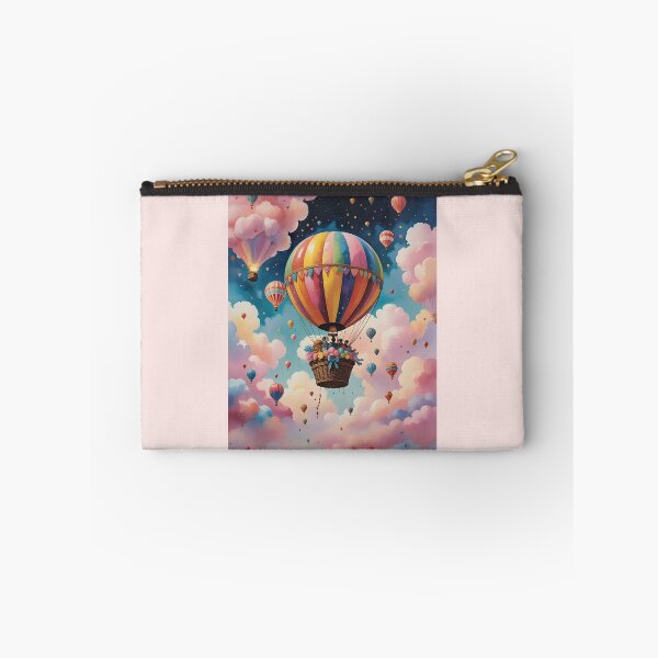 Item preview,  Hot Air Balloon Soaring Through A Cotton Candy Sky designed and sold by Wiss2Arts.