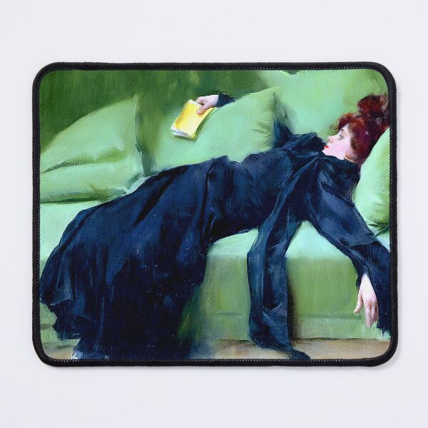 Item preview, Ramon Casas - Decadent Young Woman After the Ball designed and sold by Jon-Baran.