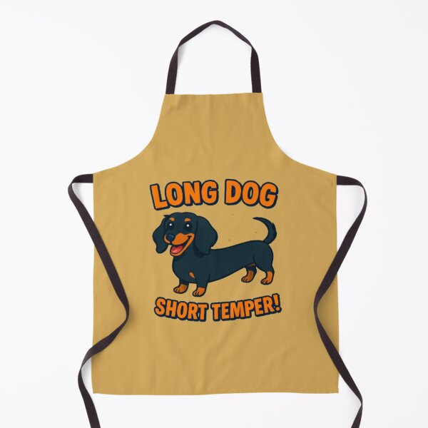 Item preview, Long Dog, Short Temper Funny Dachshund designed and sold by ShamblesShirts.