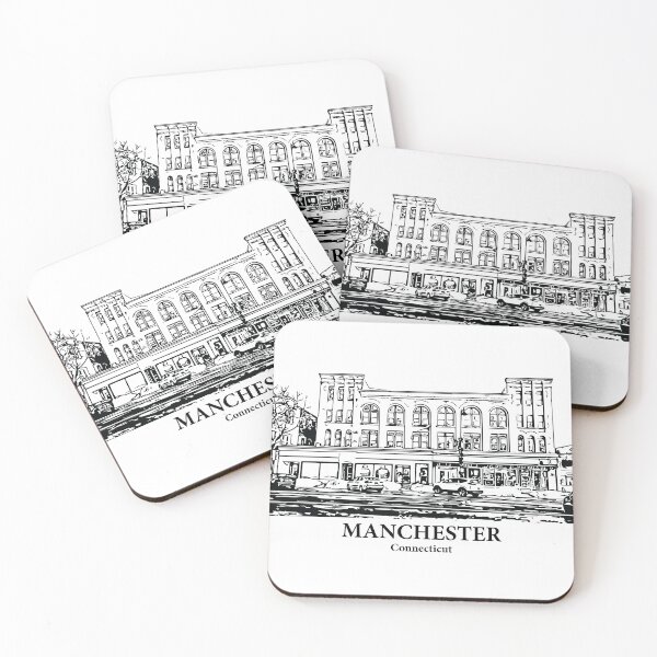 Item preview, Manchester – Connecticut designed and sold by Lakeric Cityscapes.