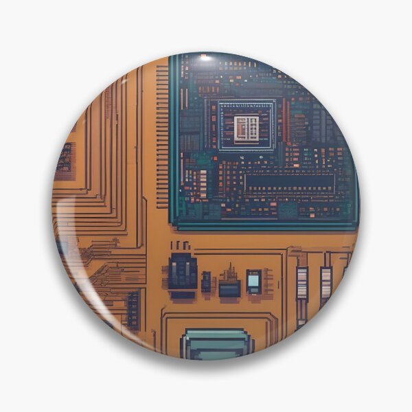 Item preview, Digital Pathways – Abstract Pixel Motherboard Design designed and sold by Esterlane.