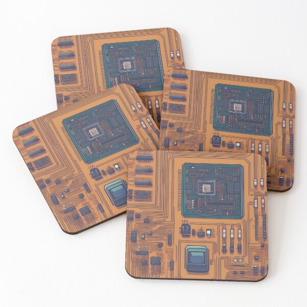 Item preview, Digital Pathways – Abstract Pixel Motherboard Design designed and sold by Esterlane.