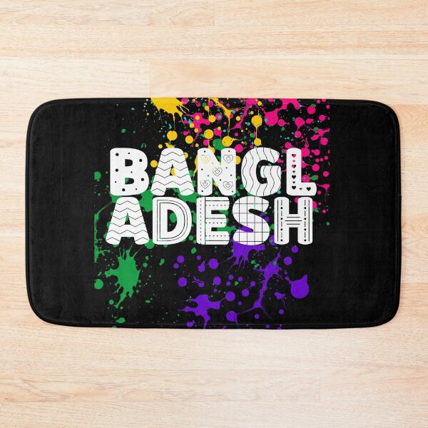 Item preview, Vibrant Bangladesh Paint Splatter Art – Show your love! designed and sold by lang-popart.