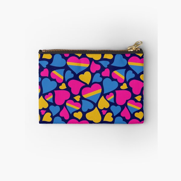 Item preview, Pansexual Pride Hearts; A cute Pan Pride motif! designed and sold by WingMarks.