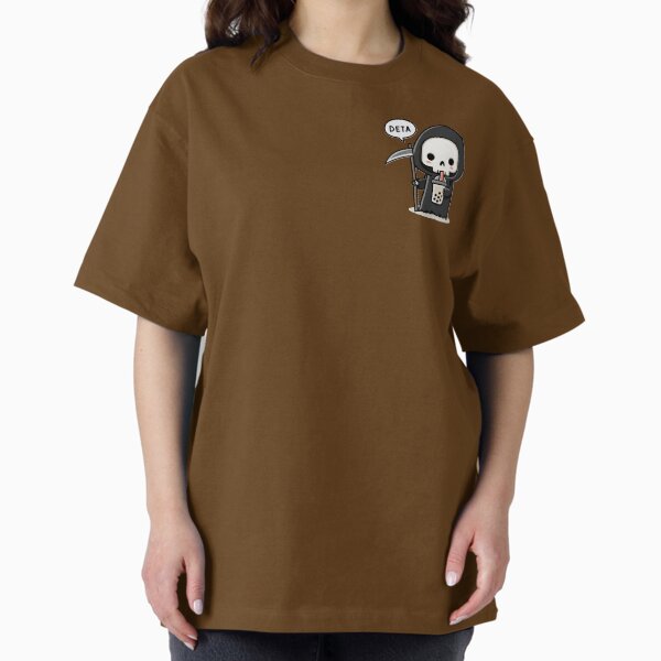 Item preview, Cute Grim Reaper Drinking Boba Tea designed and sold by VectiveLab.