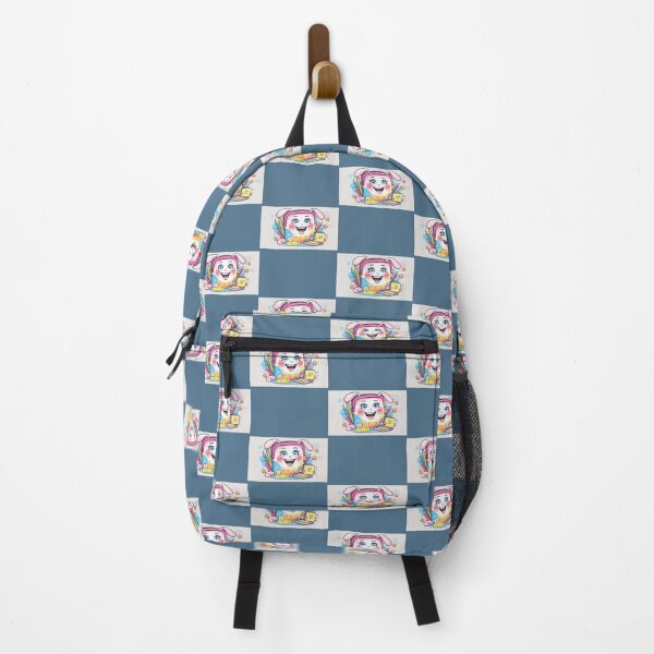 Item preview, Sac à Dos Scolaire Souriant – Mignon et Coloré.  Smiling School Backpack – Cute & Colorful Cartoon Bag designed and sold by Drawingshirts.