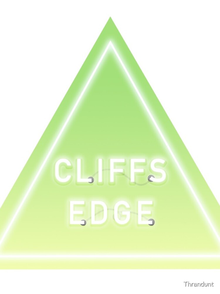 Thumbnail 4 of 4, iPhone Case, Cliffs Edge Neon Sign designed and sold by Thrandunt.