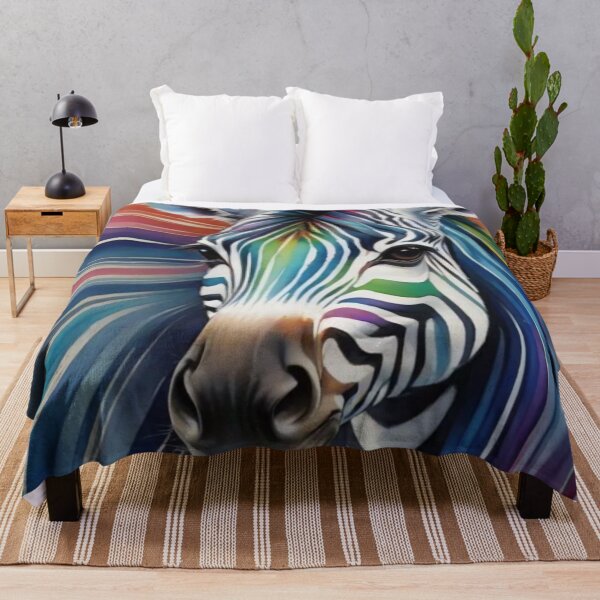 Item preview, The Colorful Spirit of the Zebra designed and sold by Linda Roisum.