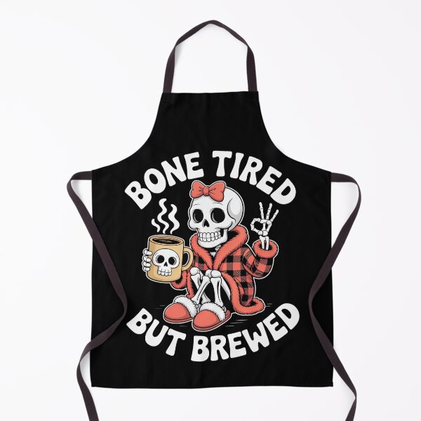 Item preview, Halloween Bone Tired But Brewed designed and sold by Vexel Studio.