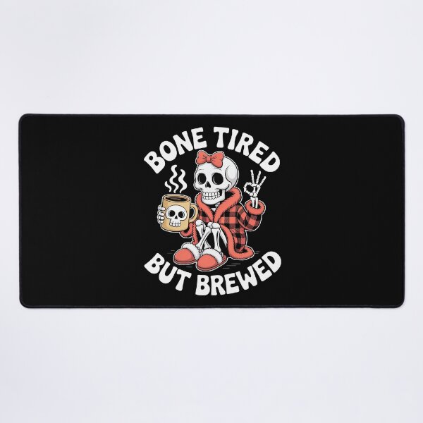 Item preview, Halloween Bone Tired But Brewed designed and sold by Vexel Studio.