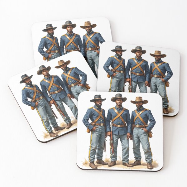 Item preview, Buffalo Soldiers – United in Duty  Group Scene-1 designed and sold by Gene Brown Designs.
