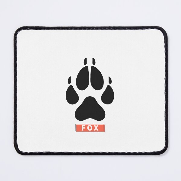 Item preview, Fox Pawprint – Woodland Tracker Badge BK designed and sold by The Digital Compass.