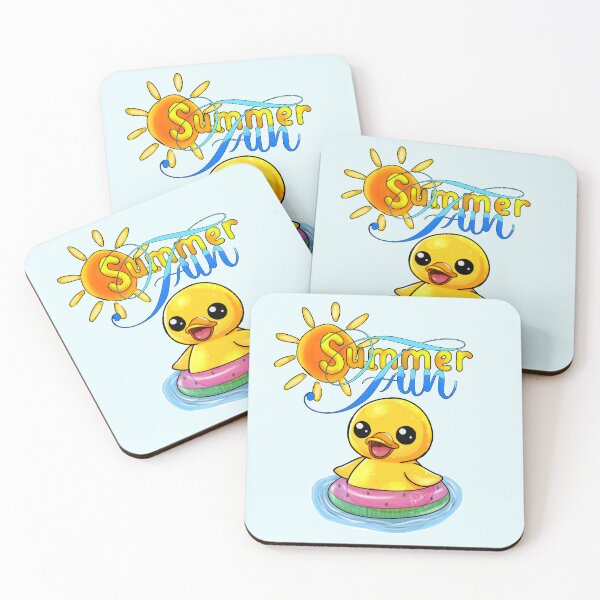 Item preview, Summer Fun Duck with Text designed and sold by DuckyHexes.