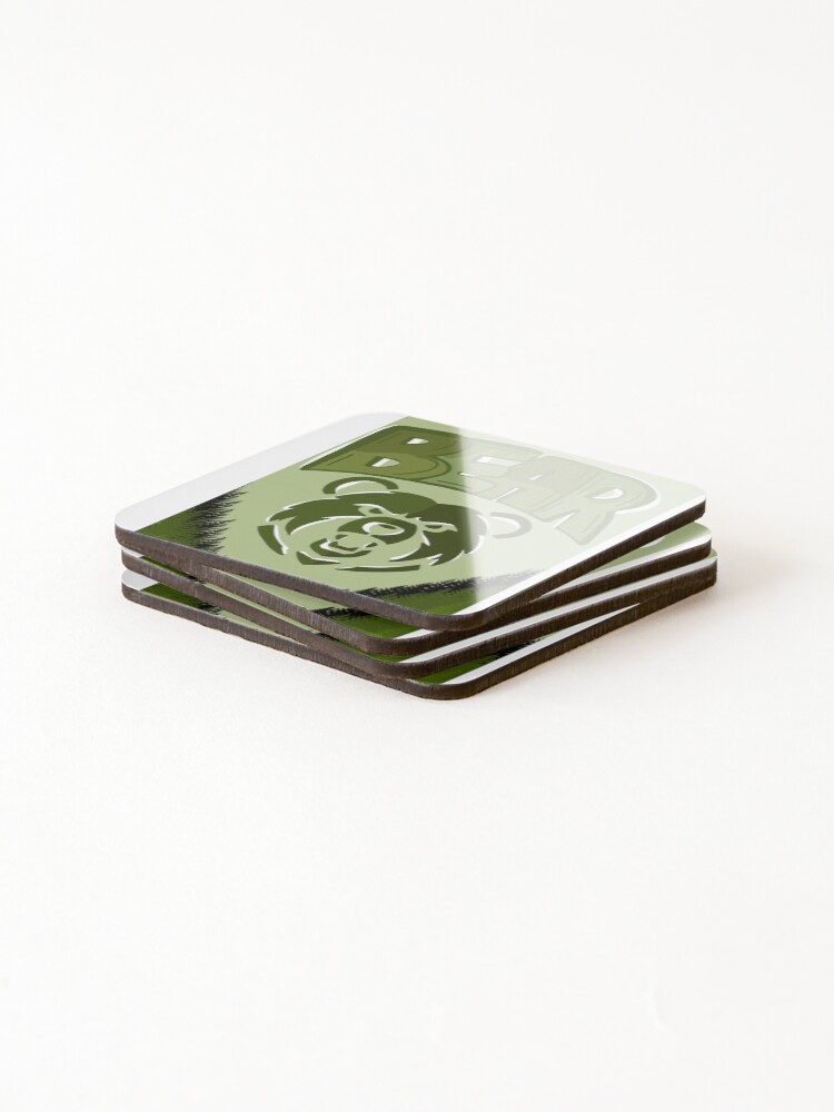 Thumbnail 4 of 5, Coasters (Set of 4), The Bear designed and sold by RJRDesignStore1.