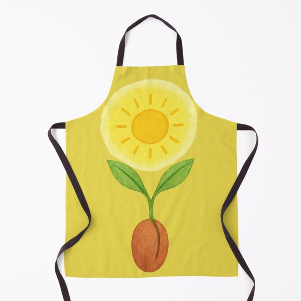Item preview, Sunflower Seedling in Sunlight – Korean Watercolor Botanical Growth designed and sold by bloomling.