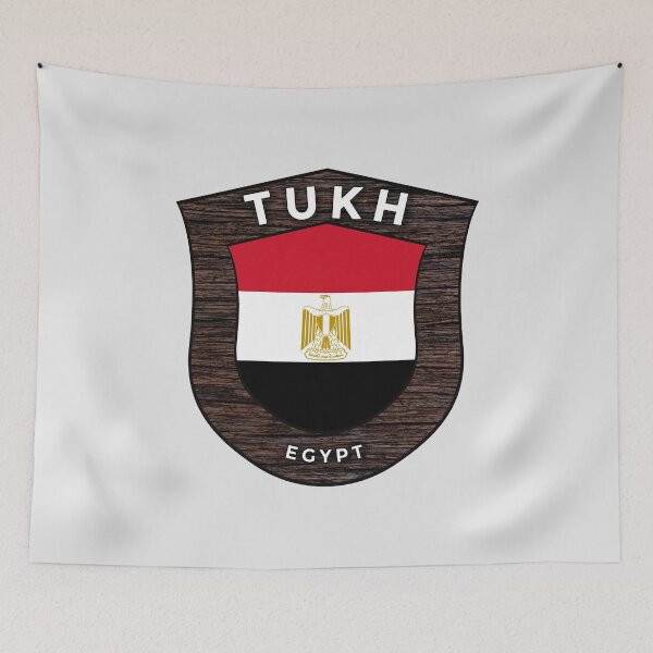 Item preview, Tukh Egypt Emblem Flag designed and sold by World Designs.
