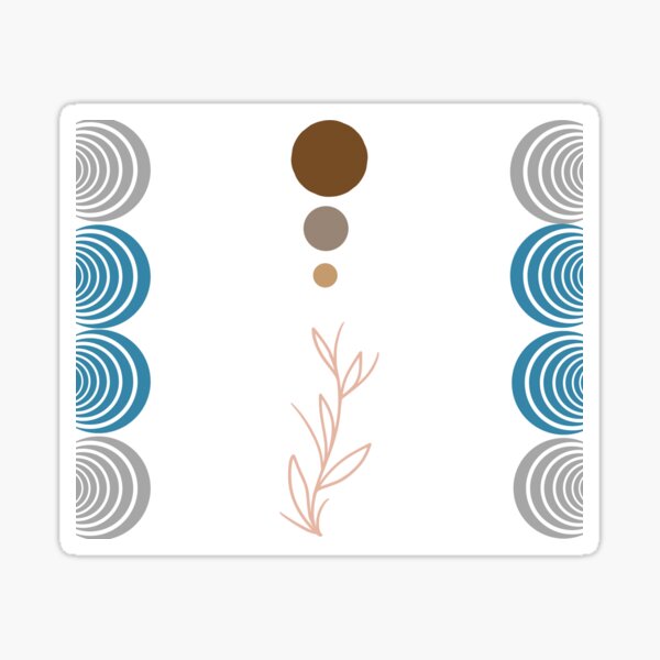 Item preview, "Minimal Boho Abstract Geometric Design" designed and sold by Paragau.