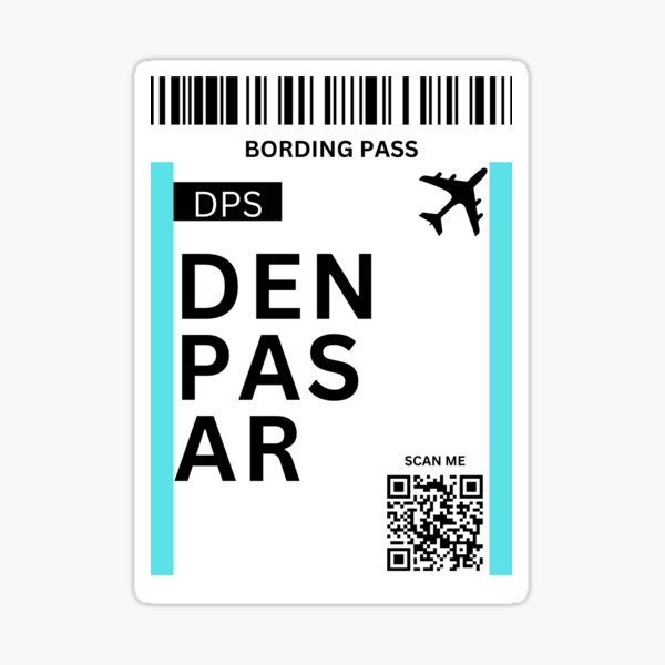 Aperçu de l'œuvre Billet pour Denpasar créée et vendue par Yuangaaa.