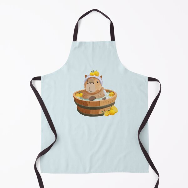 Item preview, Chilling Capybara in Yuzu Bath, Cute Cartoon designed and sold by VectiveLab.