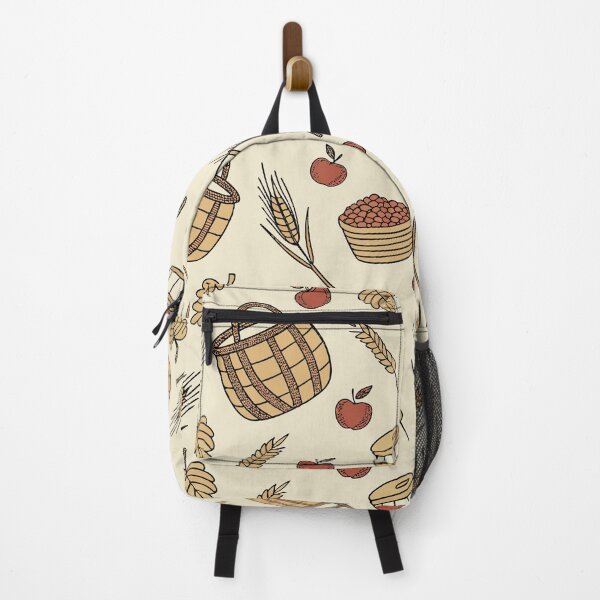 Item preview, Harvest Picnic – Nordic Folk Pixel Pattern – Scandinavian Autumn Design designed and sold by Shuga-Design.