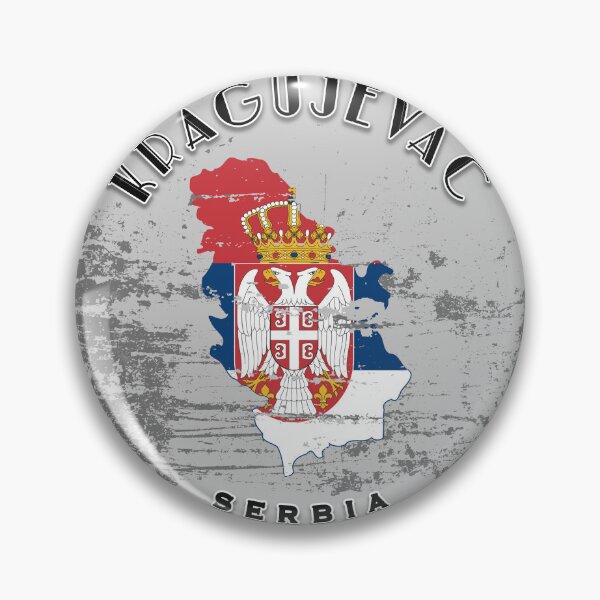 Item preview, Kragujevac Serbia Flag Worn  designed and sold by World Designs.