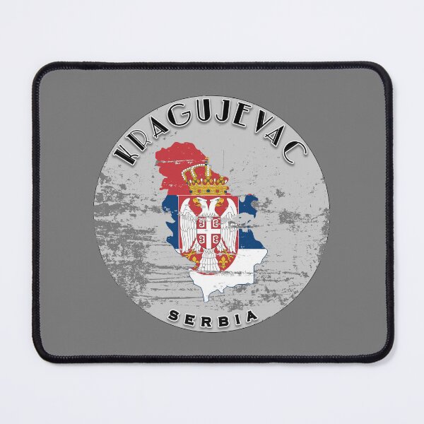 Item preview, Kragujevac Serbia Flag Worn designed and sold by World Designs.