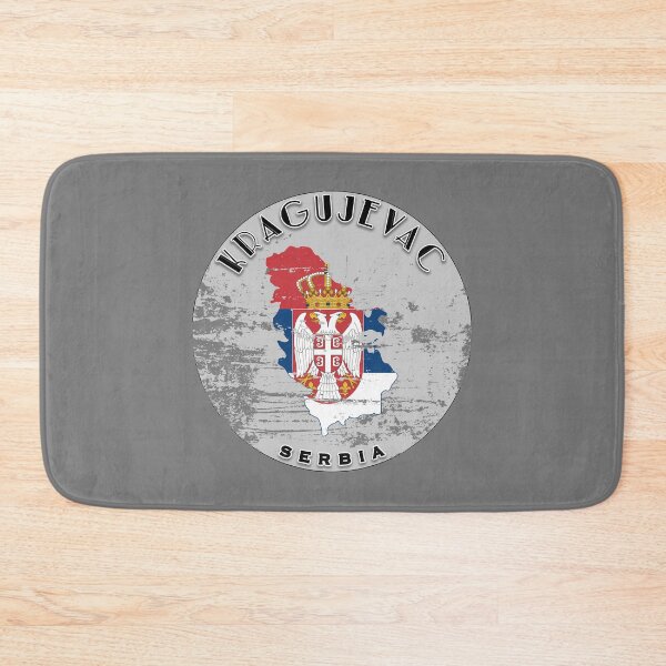 Item preview, Kragujevac Serbia Flag Worn  designed and sold by World Designs.
