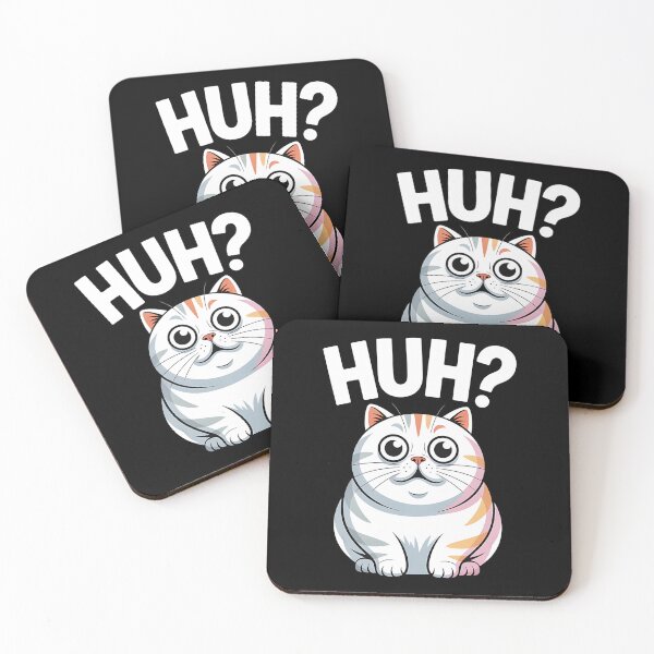 Item preview, Huh Cat Chonky Meme -  This is the perfect gift for anyone who loves cats, enjoys memes, and has a great sense of humor. designed and sold by ZyziowskyArt.