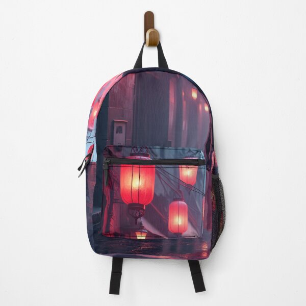 Item preview, Neon Reverie in the Lantern Alley designed and sold by oanaunciuleanu.