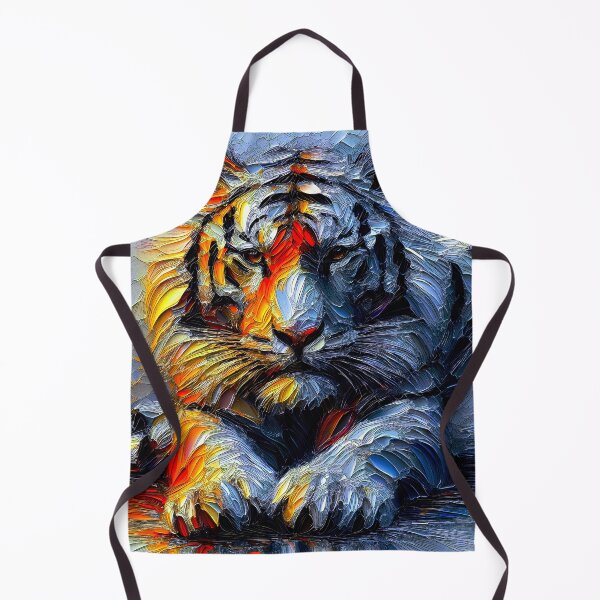 Item preview, Lively Brushstroke - Lying Tiger designed and sold by AD-Digital-Art.