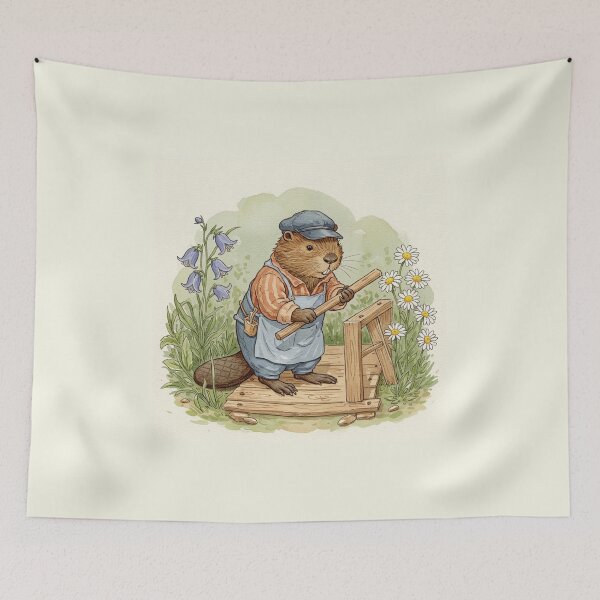 Item preview, Busy Beaver's Woodwork Day designed and sold by Pasteltone.
