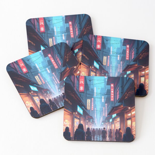 Item preview, Neon Alleyway: A Cyberpunk Urban Nightscape designed and sold by oanaunciuleanu.