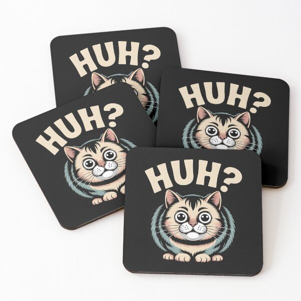 Item preview,  Huh Cat Chonky Meme -  This is the perfect gift for anyone who loves cats, enjoys memes, and has a great sense of humor. designed and sold by ZyziowskyArt.