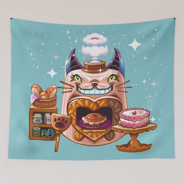 Item preview, Cute Cat Oven Bakery Sunhaven Fanart designed and sold by Savi Singh.