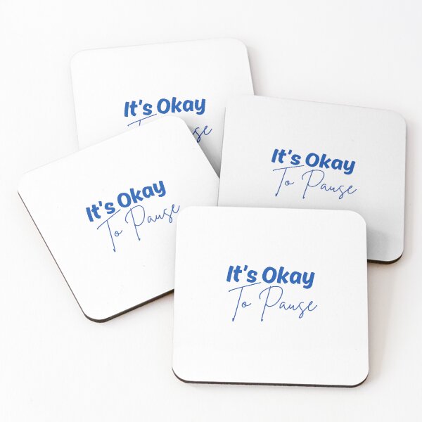 Item preview, It's Okay To Pause - Minimalist Stoic Art | Stoicism Artwork | Stoic Clothing designed and sold by LexaArtworks.