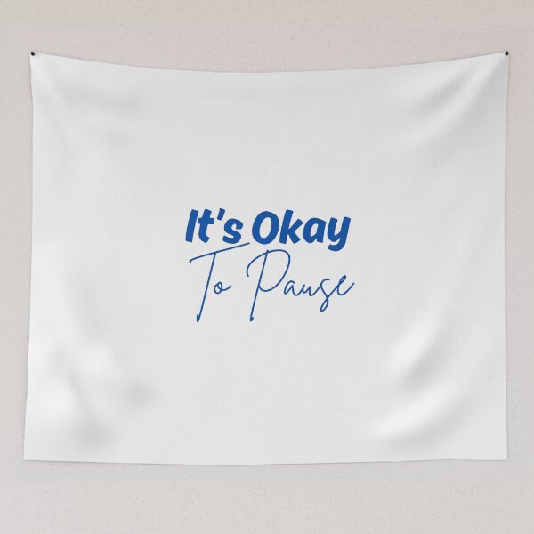 Item preview, It's Okay To Pause - Minimalist Stoic Art | Stoicism Artwork | Stoic Clothing designed and sold by LexaArtworks.