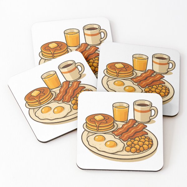 Item preview, Classic American Breakfast Retro Illustration designed and sold by VISIONARTIST.