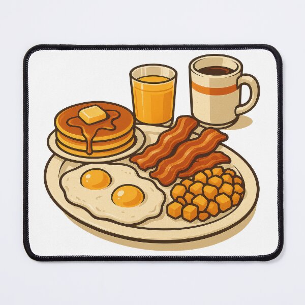 Item preview, Classic American Breakfast Retro Illustration designed and sold by VISIONARTIST.