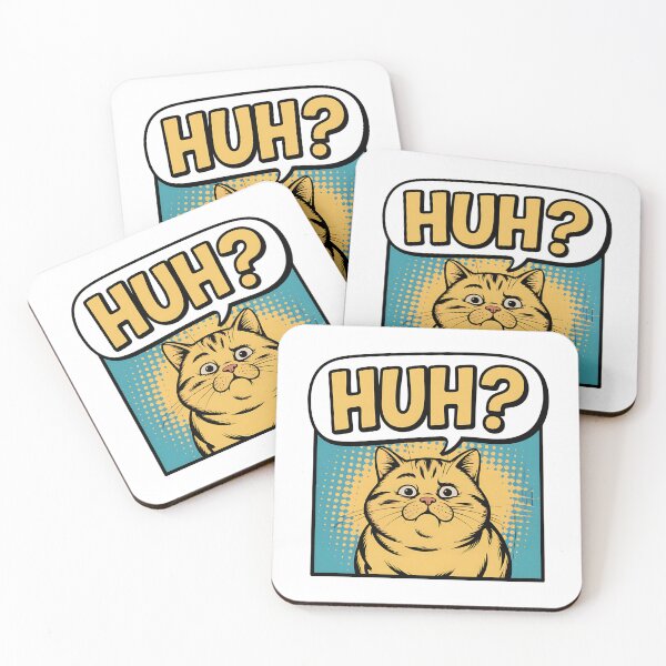 Item preview, Huh Cat Chonky Meme -  This is the perfect gift for anyone who loves cats, enjoys memes, and has a great sense of humor. designed and sold by ZyziowskyArt.