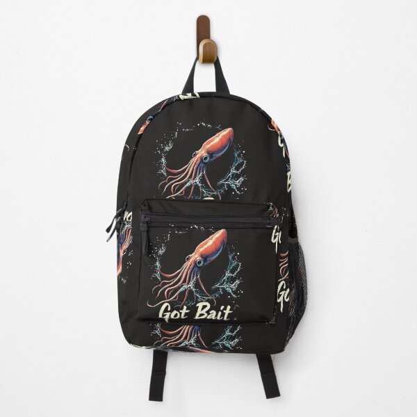 Item preview, Got Bait? Squid Attack Design designed and sold by SaltyLinesOut.