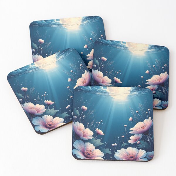 Item preview, Moonlit Bloom: A Celestial Garden designed and sold by oanaunciuleanu.