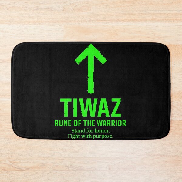 Item preview, Tiwaz – Rune of the Warrior (NorseDrip Edition) designed and sold by NorseDrip.