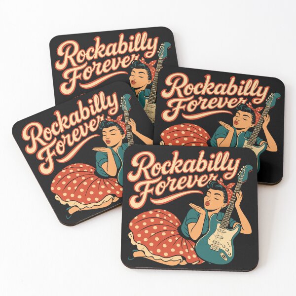 Item preview, Rockabilly forever air kiss woman 50s gift designed and sold by Pineapple-Tree.