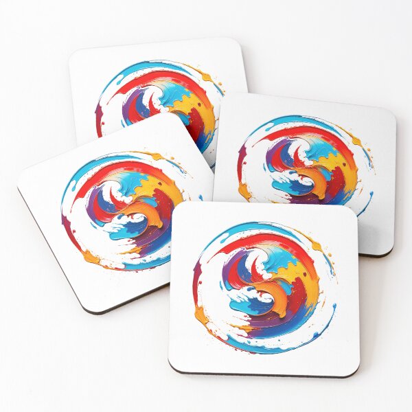 Item preview, Abstract Colorful Oil Swirl Painting designed and sold by TeeARTHY.
