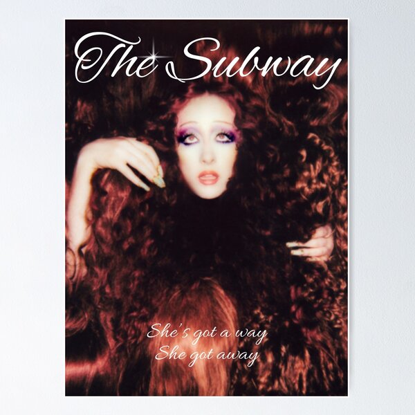 Item preview, Chappell Roan The Subway Album Cover designed and sold by KpopOD.