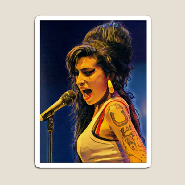 Aperçu de l'œuvre Portrait d'Amy Winehouse créée et vendue par Pinkgnomie.