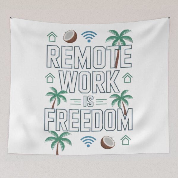 Item preview, Remote Work designed and sold by JediKittenWars.