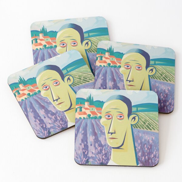 Item preview, Provence France Travel Poster | Quirky Character in French Village designed and sold by LeQuirks.